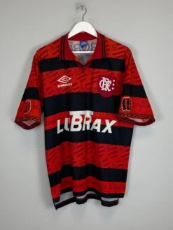 1994/95 FLAMENGO *CENTENARY* HOME SHIRT (L) UMBRO(1994 95 Flamengo Centenary Home Shirt L Umbro242)