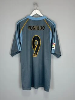 2003/04 REAL MADRID RONALDO #9 THIRD SHIRT (XL) ADIDAS(2003 04 Real Madrid Ronaldo 9 Third Shirt Xl Adidas)