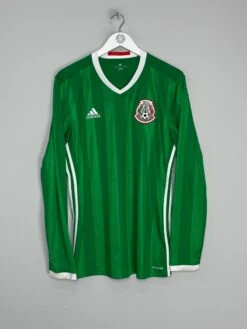 2016/17 MEXICO L/S HOME SHIRT (L) ADIDAS(2016 17 Mexico L S Home Shirt L Adidas3453)