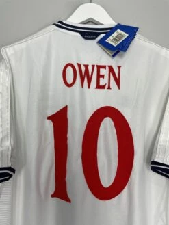 1999/01 ENGLAND OWEN #10 *SIGNED* BNWT HOME SHIRT (XXL) UMBRO(1999 01 England Owen 10 Signed Bnwt Home Shirt Xxl Umbro6512) -Cultkits Shop IMG 0020