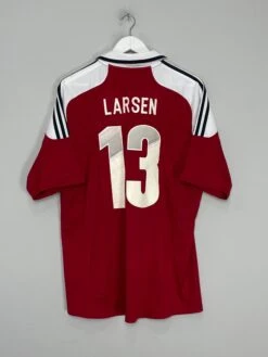 2012/13 DENMARK LARSEN #13 HOME SHIRT (XL) ADIDAS(2012 13 Denmark Larsen 13 Home Shirt Xl Adidas3762)
