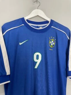 1998/00 BRAZIL RONALDO #9 AWAY SHIRT (L) NIKE(1998 00 Brazil Ronaldo 9 Away Shirt L Nike23) -Cultkits Shop IMG 0092 bd505a6d 61e3 43d7 aef3 e3bd76e4d369