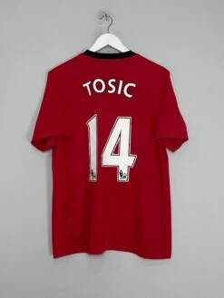 2009/10 MANCHESTER UNITED TOSIC #14 HOME SHIRT (L) NIKE(2009 10 Manchester United Tosic 14 Home Shirt L Nike362)