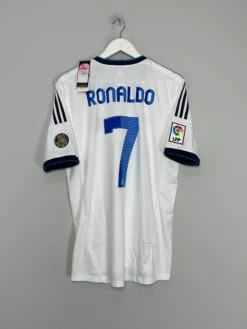 2012/13 REAL MADRID RONALDO #7 *BNWT* HOME SHIRT (L) ADIDAS(2012 13 Real Madrid Ronaldo 7 Bnwt Home Shirt L Adidas6362)