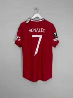 2022/23 MANCHESTER UNITED RONALDO #7 *BNWT* PLAYER ISSUE E/L HOME SHIRT (L) ADIDAS(2022 23 Manchester United Ronaldo 7 Bnwt Player Issue E L Home Shirt L Adidas)