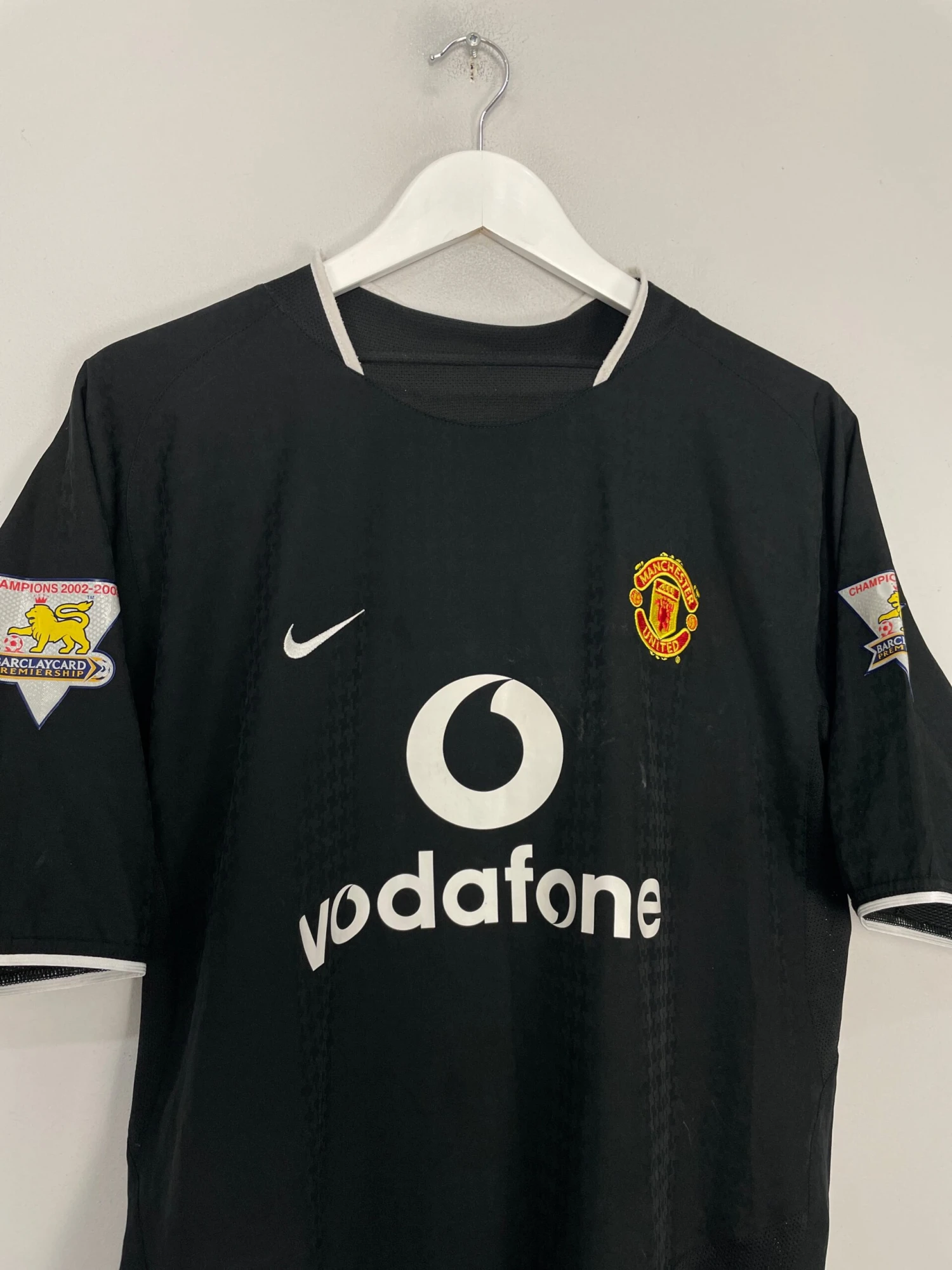 2003/05 MANCHESTER UNITED RONALDO #7 AWAY SHIRT (L) NIKE(2003 05 Manchester United Ronaldo 7 Away Shirt L Nike56) 6 2003/05 MANCHESTER UNITED RONALDO #7 AWAY SHIRT (L) NIKE(2003 05 Manchester United Ronaldo 7 Away Shirt L Nike56) - Image 4
