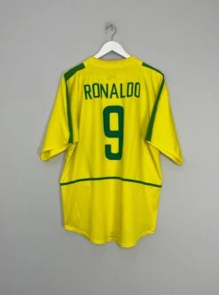 2002/04 BRAZIL RONALDO #9 HOME SHIRT (XL) NIKE(2002 04 Brazil Ronaldo 9 Home Shirt Xl Nike)