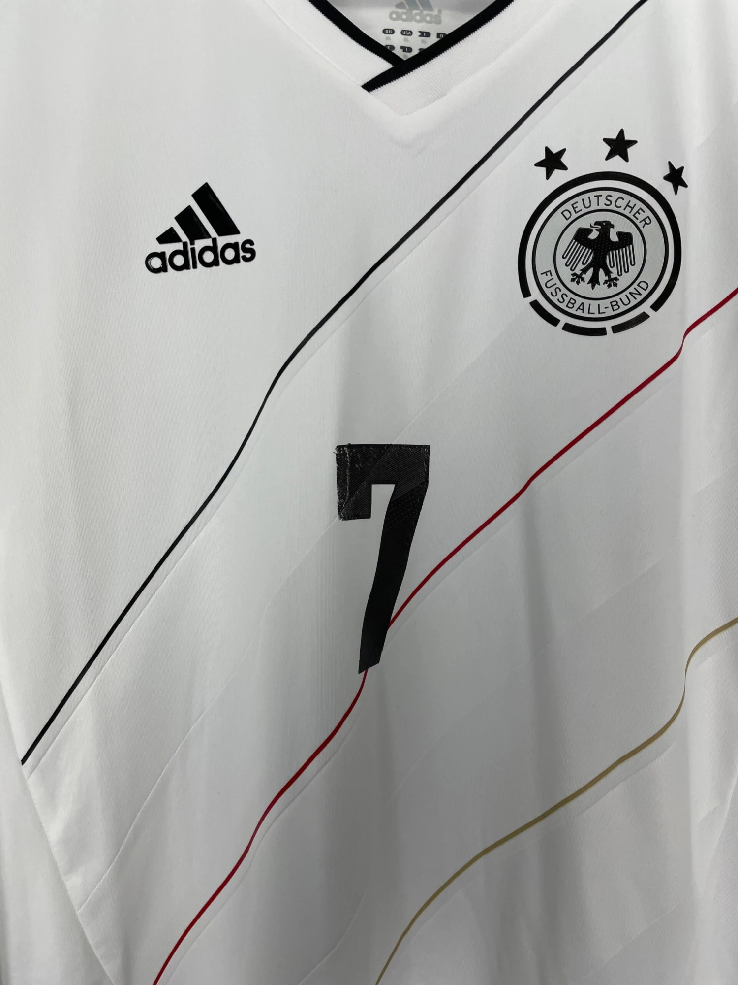 2012/13 GERMANY SCHWEINSTEIGER #7 *PLAYER ISSUE* L/S HOME SHIRT (XL) ADIDAS(2012 13 Germany Schweinsteiger 7 Player Issue L S Home Shirt Xl Adidas574) 7 2012/13 GERMANY SCHWEINSTEIGER #7 *PLAYER ISSUE* L/S HOME SHIRT (XL) ADIDAS(2012 13 Germany Schweinsteiger 7 Player Issue L S Home Shirt Xl Adidas574) - Image 5