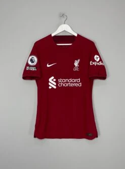 2022/23 LIVERPOOL LUIS DIAZ *MATCH ISSUED V BOURNEMOUTH* HOME SHIRT (L) NIKE(2022 23 Liverpool Luis Diaz Matchworn Home Shirt L Nike6) -Cultkits Shop IMG 0714