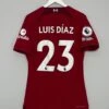 2022/23 LIVERPOOL LUIS DIAZ *MATCH ISSUED V BOURNEMOUTH* HOME SHIRT (L) NIKE(2022 23 Liverpool Luis Diaz Matchworn Home Shirt L Nike6) -Cultkits Shop IMG 0715