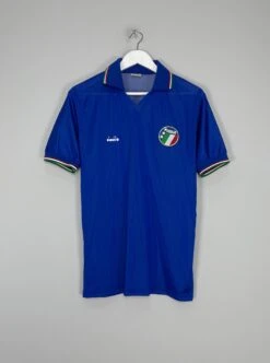 1986/90 ITALY HOME SHIRT (L) DIADORA(1986 90 Italy Home Shirt L Diadora3)