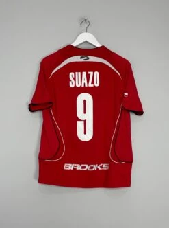 2007/09 CHILE SUAZO #9 HOME SHIRT (S) BROOKS(Chib27511)
