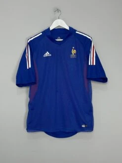 2002/04 FRANCE *PLAYER ISSUE* HOME SHIRT (M) ADIDAS(2002 04 France Player Issue Home Shirt M Adidas66)