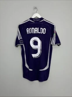 2006/07 REAL MADRID RONALDO #9 THIRD SHIRT (S) ADIDAS(2006 07 Real Madrid Ronaldo 9 Third Shirt S Adidas33)