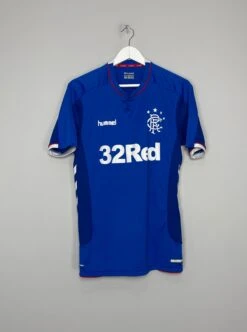 2018/19 RANGERS HOME SHIRT (M) HUMMEL(2018 19 Rangers Home Shirt M Hummel)