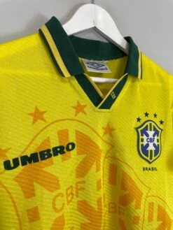 1994/97 BRAZIL HOME SHIRT (S) UMBRO(1994 97 Brazil Home Shirt S Umbrobrau40725) -Cultkits Shop IMG 1170 caf9a41a 8946 45cb 8a13 24ea6dbe4205