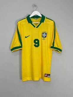 1997/98 BRAZIL RONALDO #9 HOME SHIRT (L) NIKE(1997 98 Brazil Ronaldo 9 Home Shirt L Nike) -Cultkits Shop IMG 1215 7deb6650 5760 4928 acf1 bf1d404c3042