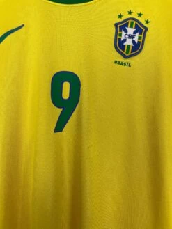 1998/00 BRAZIL RONALDO #9 HOME SHIRT (M) NIKE(1998 00 Brazil Ronaldo 9 Home Shirt M Nike77) -Cultkits Shop IMG 1320 a31afedd bad5 4c48 9d60 0cbd01bfd629