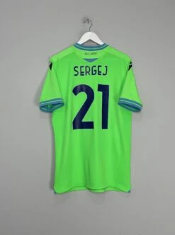 2020/21 LAZIO SERGEJ #21 AWAY SHIRT (XL) MACRON(2020 21 Lazio Sergej 21 Away Shirt Xl Macron24)