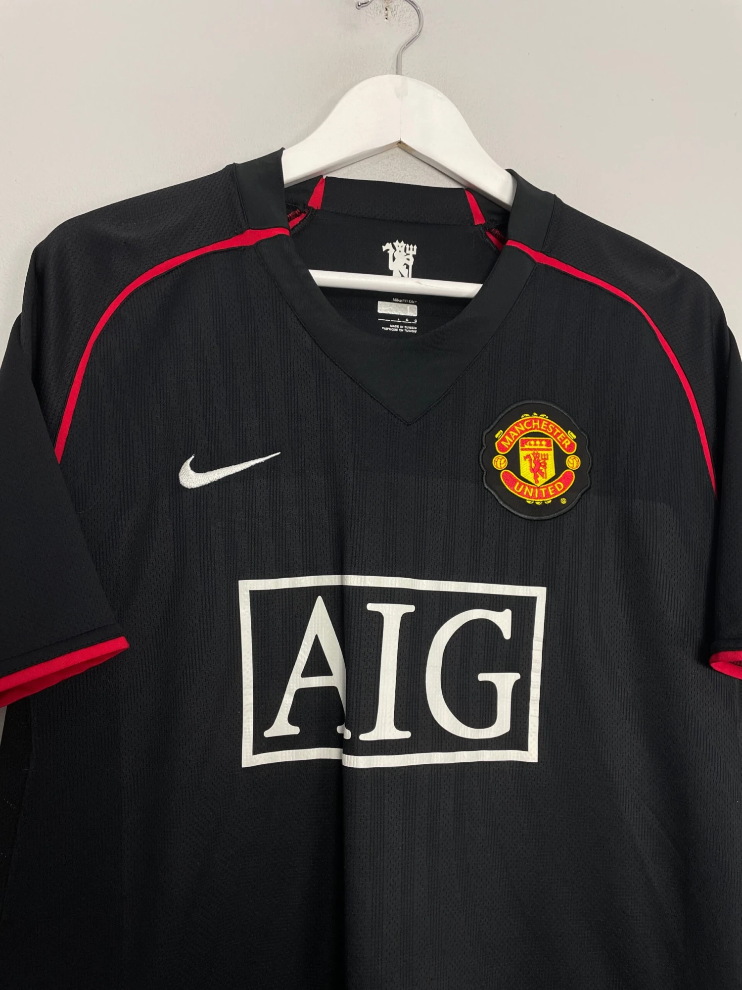 2007/08 MANCHESTER UNITED RONALDO #7 AWAY SHIRT (L) NIKE(2007 08 Manchester United Ronaldo 7 Away Shirt L Nike67) 6 2007/08 MANCHESTER UNITED RONALDO #7 AWAY SHIRT (L) NIKE(2007 08 Manchester United Ronaldo 7 Away Shirt L Nike67) - Image 4