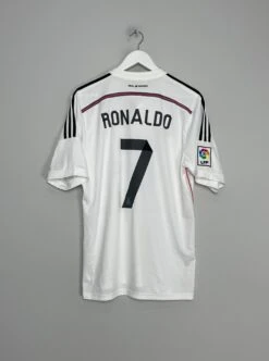 2014/15 REAL MADRID RONALDO #7 HOME SHIRT (L) ADIDAS(2014 15 Real Madrid Ronaldo 7 Home Shirt L Adidas98)