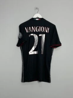 2016/17 AC MILAN VANGIONI #21 *MATCH ISSUE* HOME SHIRT (L) ADIDAS(2016 2017 Ac Milan Vangioni 21 Match Issue Cl Home Shirt L Adidas)