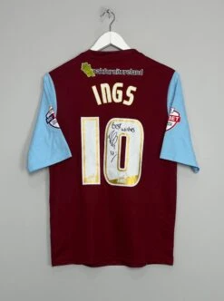 2013/14 BURNLEY INGS #10 *MATCH ISSUE + SIGNED* HOME SHIRT (M) PUMA(2013 14 Burnley Ings 10 Match Issue Signed Home Shirt M Puma)