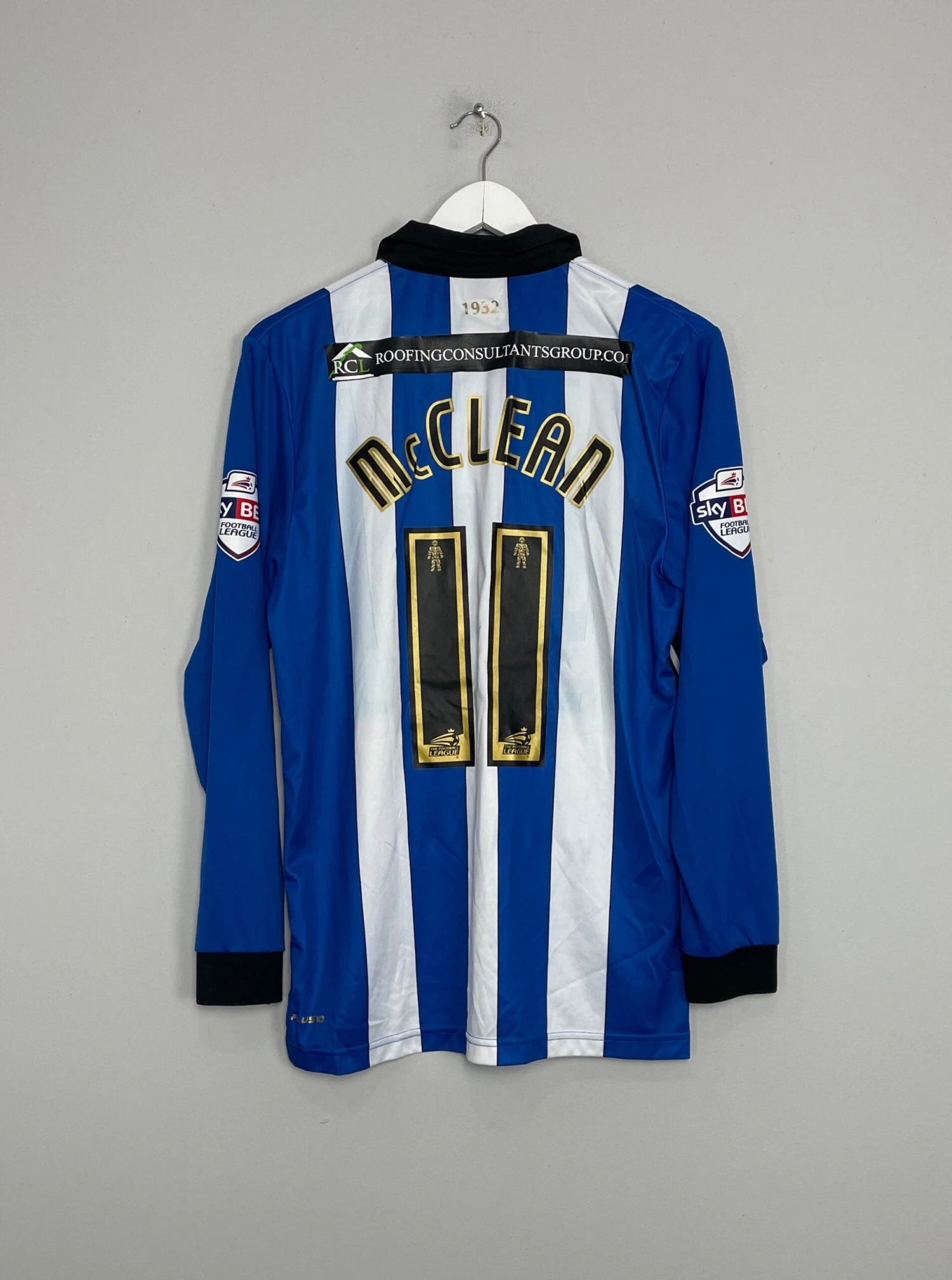 2014/15 WIGAN MCLEAN #11 *MATCH ISSUE* L/S HOME SHIRT (M) MI-FIT(2014 15 Wigan Mclean 11 Match Issue L S Home Shirt M Mi Fit) 2 2014/15 WIGAN MCLEAN #11 *MATCH ISSUE* L/S HOME SHIRT (M) MI-FIT(2014 15 Wigan Mclean 11 Match Issue L S Home Shirt M Mi Fit)