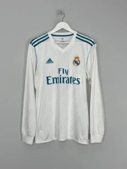 2017/18 REAL MADRID RONALDO #7 L/S HOME SHIRT (M) ADIDAS(2017 18 Real Madrid Ronaldo 7 L S Home Shirt M Adidas24) -Cultkits Shop IMG 1570