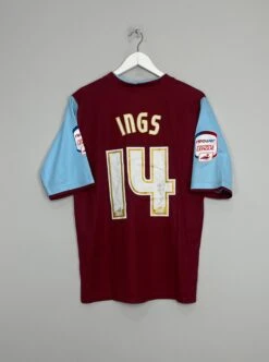 2012/13 BURNLEY INGS #14 *MATCH ISSUE + SIGNED* HOME SHIRT (M) PUMA(2012 13 Burnley Ings 14 Match Issue Signed Home Shirt M Puma)