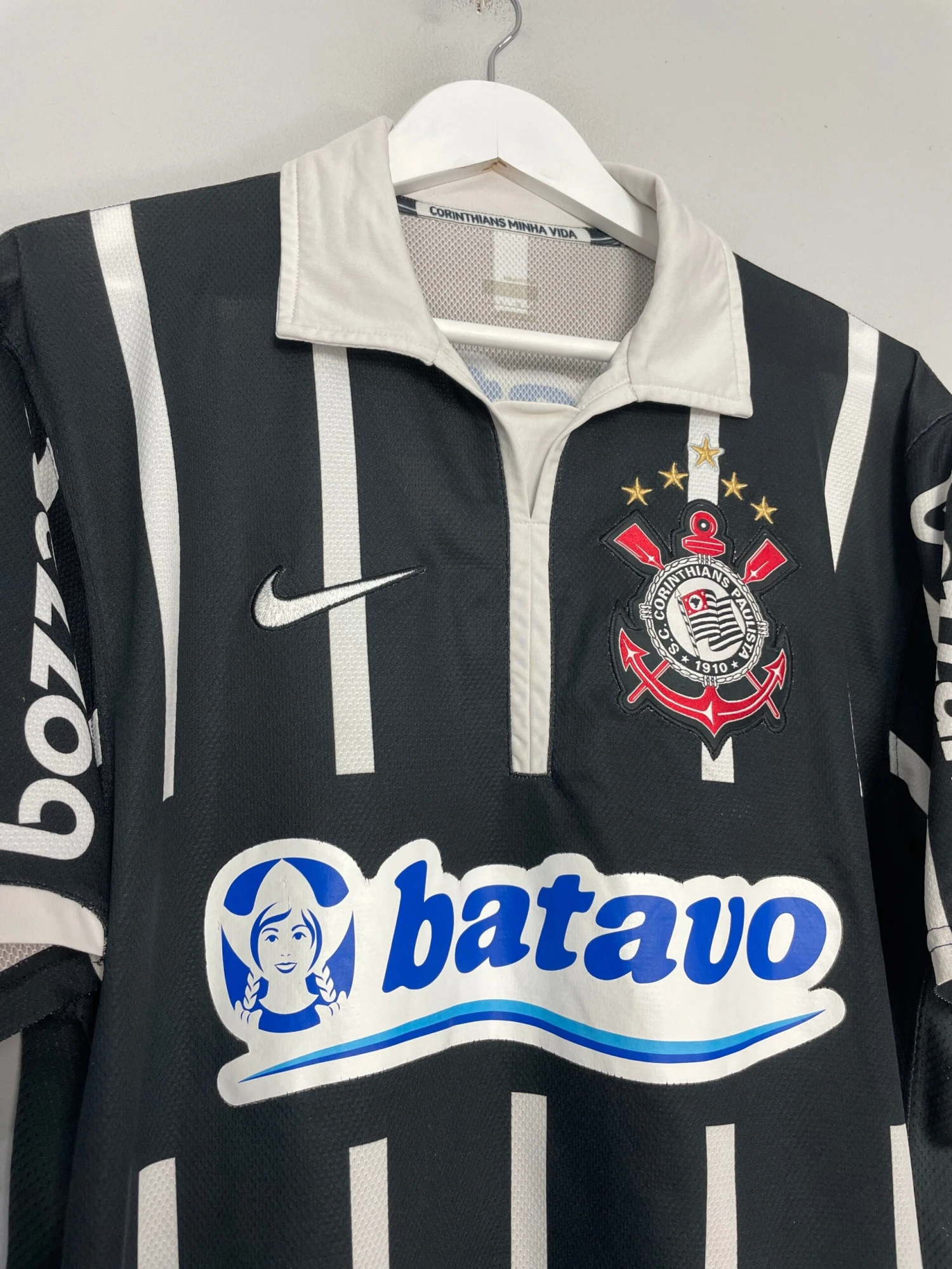 2009/10 CORINTHIANS RONALDO #9 AWAY SHIRT (L) NIKE(2009 10 Corinthians Ronaldo 9 Away Shirt L Nike32) 4 2009/10 CORINTHIANS RONALDO #9 AWAY SHIRT (L) NIKE(2009 10 Corinthians Ronaldo 9 Away Shirt L Nike32) - Image 2