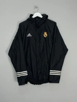 2002/03 REAL MADRID RAIN JACKET (M) ADIDAS(2002 03 Real Madrid Rain Jacket M Adidas64)