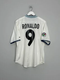 2000/01 INTER MILAN RONALDO #9 AWAY SHIRT (M) NIKE(2000 01 Inter Milan Ronaldo 9 Away Shirt M Nike1)
