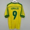 1998/00 BRAZIL RONALDO #9 HOME SHIRT (L) NIKE(1998 00 Brazil Ronaldo 9 Home Shirt L Nike43) -Cultkits Shop IMG 1976 47ef3054 bb22 4a00 941e a6bb9f3562a5