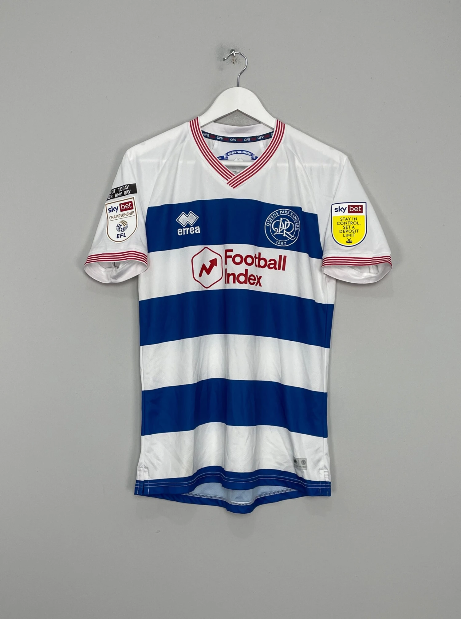 2020/21 QPR BALL #12 *MATCH ISSUE* HOME SHIRT (M) ERREA(2020 21 Qpr Ball 12 Match Issue Home Shirt M Errea) 4 2020/21 QPR BALL #12 *MATCH ISSUE* HOME SHIRT (M) ERREA(2020 21 Qpr Ball 12 Match Issue Home Shirt M Errea) - Image 3