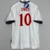 1999/01 ENGLAND OWEN #10 *BNWT* SIGNED HOME SHIRT (XL) UMBRO(1999 01 England Owen 10 Bnwt Signed Home Shirt Xl Umbro)