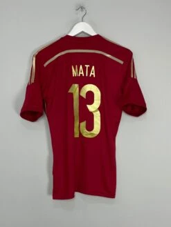 2013/15 SPAIN MATA #13 HOME SHIRT (S) ADIDAS(2013 15 Spain Mata 13 Home Shirt S Adidas2352)