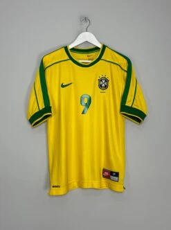 1998/00 BRAZIL RONALDO #9 HOME SHIRT (S) NIKE(1998 00 Brazil Ronaldo 9 Home Shirt S Nike09) 8 1998/00 BRAZIL RONALDO #9 HOME SHIRT (S) NIKE(1998 00 Brazil Ronaldo 9 Home Shirt S Nike09) -Cultkits Shop IMG 2276 eb0c6f22 f741 4b83 8735 4ad5aa85886e