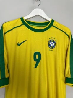 1998/00 BRAZIL RONALDO #9 HOME SHIRT (L) NIKE(1998 00 Brazil Ronaldo 9 Home Shirt L Nike43) -Cultkits Shop IMG 2299 eacaa3f0 d562 4c2a b93b 3b9cde6b0c36