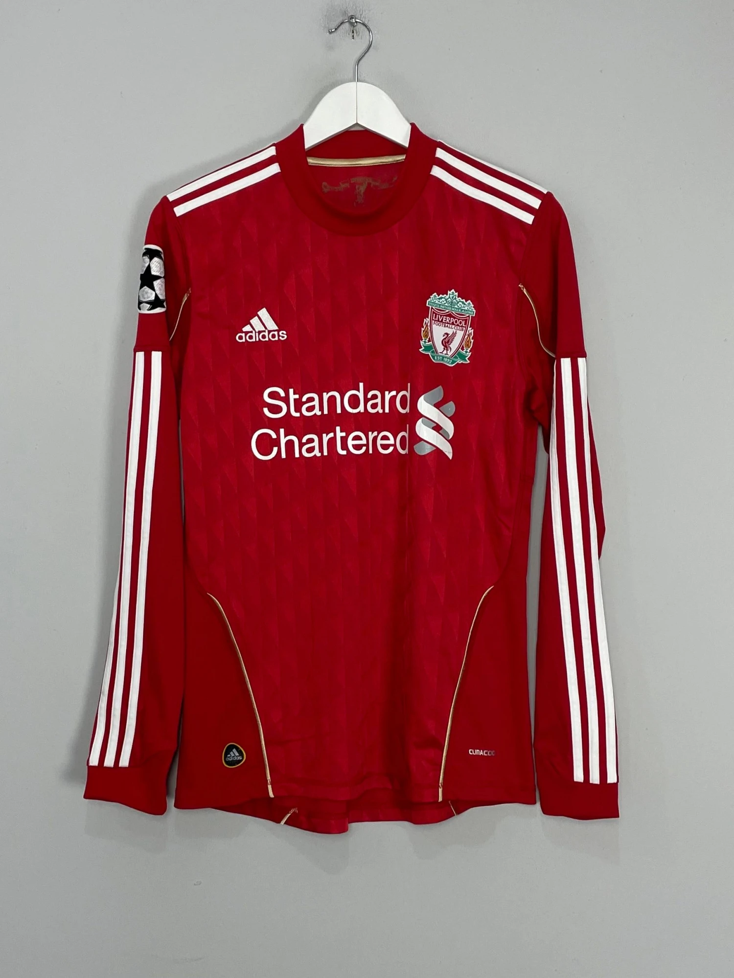 2010/11 LIVERPOOL CARROLL #9 C/L L/S HOME SHIRT (S) ADIDAS(2010 11 Liverpool Carroll 9 C L L S Home Shirt S Adidas) 5 2010/11 LIVERPOOL CARROLL #9 C/L L/S HOME SHIRT (S) ADIDAS(2010 11 Liverpool Carroll 9 C L L S Home Shirt S Adidas) - Image 3