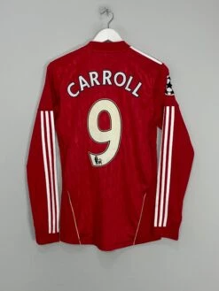 2010/11 LIVERPOOL CARROLL #9 C/L L/S HOME SHIRT (S) ADIDAS(2010 11 Liverpool Carroll 9 C L L S Home Shirt S Adidas)