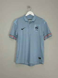 2013/14 FRANCE *PLAYER ISSUE* AWAY SHIRT (M) NIKE(2013 14 France Player Issue Away Shirt M Nike33)