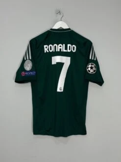 2012/13 REAL MADRID RONALDO #7 C/L THIRD SHIRT (M) ADIDAS(2012 13 Real Madrid Ronaldo 7 C L Third Shirt M Adidas62)
