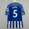 2017/18 BRIGHTON DUNK #5 *MATCH ISSUE* HOME SHIRT (L) NIKE(2017 2018 Brighton Dunk 5 Match Issue Home Shirt L Nike)