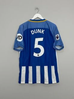 2017/18 BRIGHTON DUNK #5 *MATCH ISSUE* HOME SHIRT (L) NIKE(2017 2018 Brighton Dunk 5 Match Issue Home Shirt L Nike)