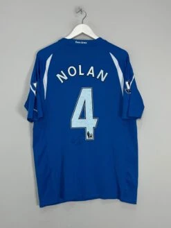 2010/11 NEWCASTLE NOLAN #4 *MATCH ISSUED + SIGNED* AWAY SHIRT (XL) PUMA(2010 11 Newcastle Nolan 4 Match Issued Signed Away Shirt Xl Puma)