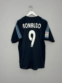 2003/04 REAL MADRID RONALDO #9 AWAY SHIRT (M) ADIDAS(2003 04 Real Madrid Ronaldo 9 Away Shirt M Adidas7)