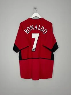 2002/04 MANCHESTER UNITED RONALDO #7 HOME SHIRT (XL) NIKE(2002 04 Manchester United Ronaldo 7 Home Shirt Xl Nike789)
