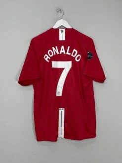 2007/09 MANCHESTER UNITED RONALDO #7 HOME SHIRT (XL) NIKE(2007 09 Manchester United Ronaldo 7 Home Shirt Xl Nike64)