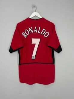 2002/04 MANCHESTER UNITED RONALDO #7 HOME SHIRT (M) NIKE(2002 04 Manchester United Ronaldo 7 Home Shirt M Nike1)